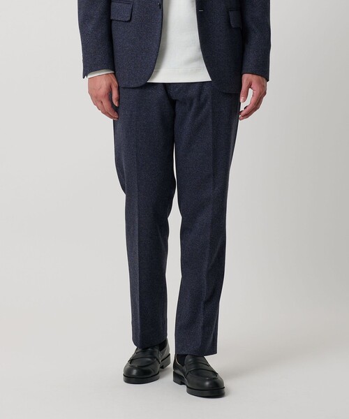 A DAY IN THE LIFE UNITED ARROWS（アデイインザライフユナイテッドアローズ）の「メランジ ジャージーチェック ノープリーツ スラックス-セットアップ対応-＜A DAY IN THE LIFE＞（スラックス・メンズ・モカ/ダークグレー/ネイビー・XL/S/M/L）」の3枚目の写真