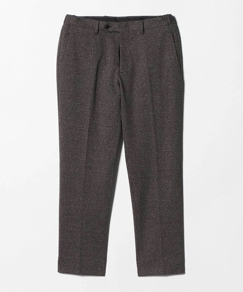 A DAY IN THE LIFE UNITED ARROWS（アデイインザライフユナイテッドアローズ）の「メランジ ジャージーチェック ノープリーツ スラックス-セットアップ対応-＜A DAY IN THE LIFE＞（スラックス・メンズ・モカ/ダークグレー/ネイビー・XL/S/M/L）」の2枚目の写真