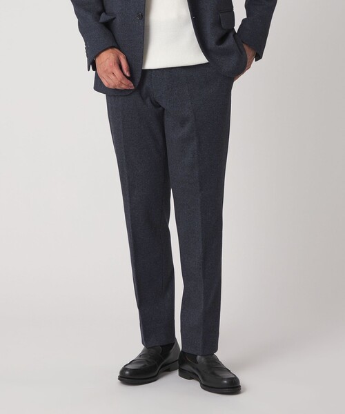 A DAY IN THE LIFE UNITED ARROWS（アデイインザライフユナイテッドアローズ）の「メランジ ジャージーチェック ノープリーツ スラックス-セットアップ対応-＜A DAY IN THE LIFE＞（スラックス・メンズ・モカ/ダークグレー/ネイビー・XL/S/M/L）」の5枚目の写真