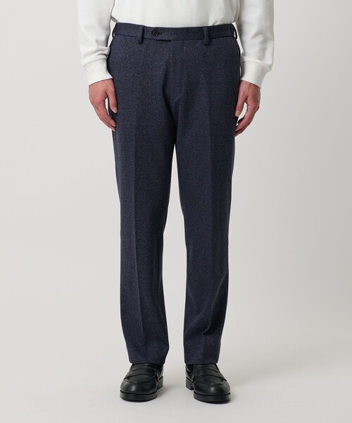 A DAY IN THE LIFE UNITED ARROWS（アデイインザライフユナイテッドアローズ）の「メランジ ジャージーチェック ノープリーツ スラックス-セットアップ対応-＜A DAY IN THE LIFE＞（スラックス・メンズ・モカ/ダークグレー/ネイビー・XL/S/M/L）」の8枚目の写真