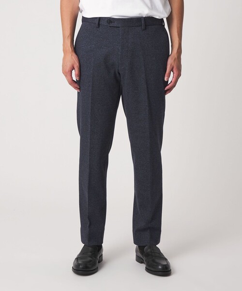 A DAY IN THE LIFE UNITED ARROWS（アデイインザライフユナイテッドアローズ）の「メランジ ジャージーチェック ノープリーツ スラックス-セットアップ対応-＜A DAY IN THE LIFE＞（スラックス・メンズ・モカ/ダークグレー/ネイビー・XL/S/M/L）」の11枚目の写真