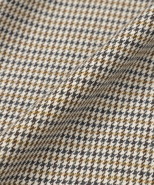 MACKINTOSH LONDON(マッキントッシュ ロンドン)の「【婦人画報11月号掲載】レーヨンウールハウンドトゥースパンツ(その他パンツ・レディース・ベージュ/ダークブラウン・40/38)」の4枚目の写真
