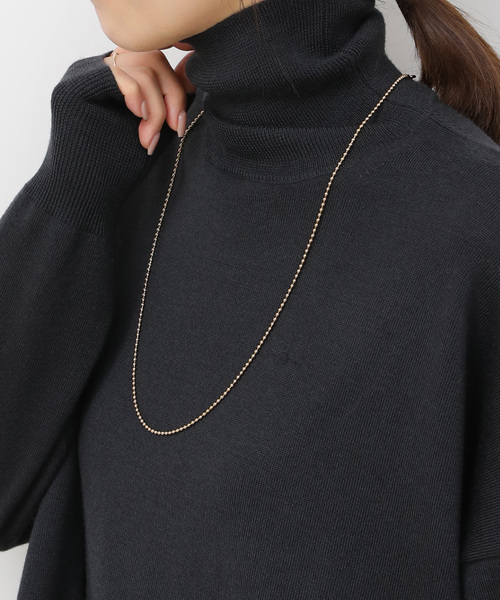 JOURNAL STANDARD relume（ジャーナルスタンダード　レリューム）の「RELUME ボールチェーン3ボンセットネックレス（ネックレス・レディース・ゴールド/シルバー・FREE）」の5枚目の写真
