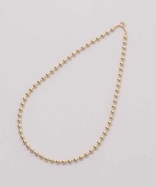 JOURNAL STANDARD relume（ジャーナルスタンダード　レリューム）の「RELUME ボールチェーン3ボンセットネックレス（ネックレス・レディース・ゴールド/シルバー・FREE）」の12枚目の写真