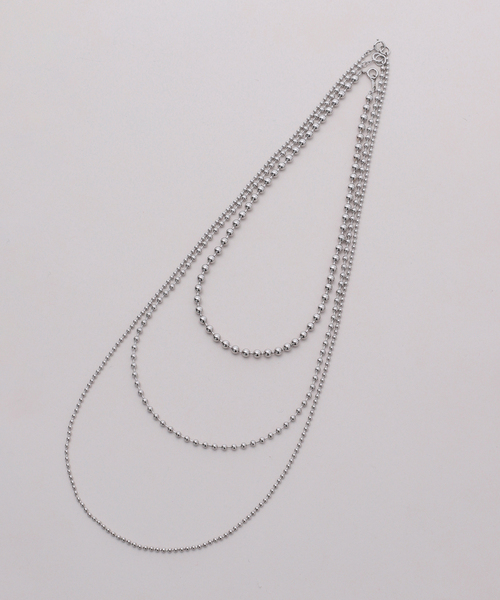 JOURNAL STANDARD relume（ジャーナルスタンダード　レリューム）の「RELUME ボールチェーン3ボンセットネックレス（ネックレス・レディース・ゴールド/シルバー・FREE）」の21枚目の写真