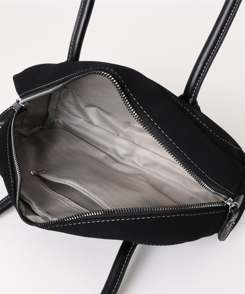 apres jour clair（アプレジュールクレア）の「【apres jour clair】フェイクスエードスクエアボストンバッグ（ハンドバッグ・レディース・ブラック/ブラウン系その他・FREE）」の12枚目の写真