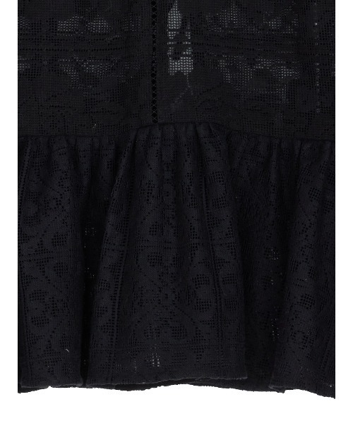 Ameri（アメリ）の「2WAY LACE PEPLUM BLOUSE（シャツ/ブラウス・レディース・ブラック/オフホワイト・FREE）」の17枚目の写真