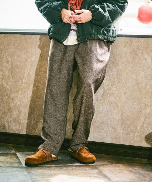 ツータックテーパードパンツ（スラックス）｜niko and（ニコアンド