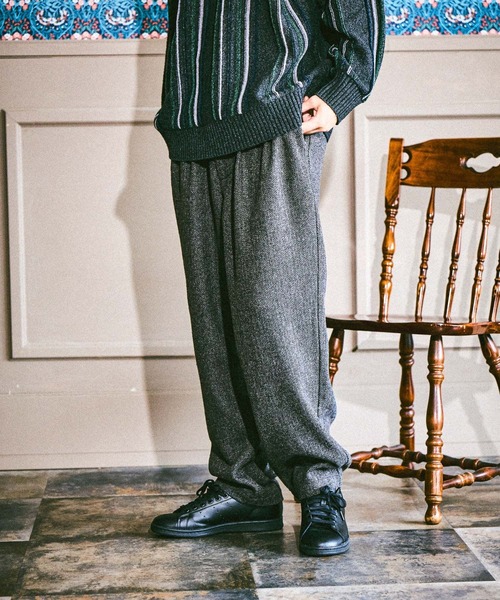 ツータックテーパードパンツ（スラックス）｜niko and（ニコアンド