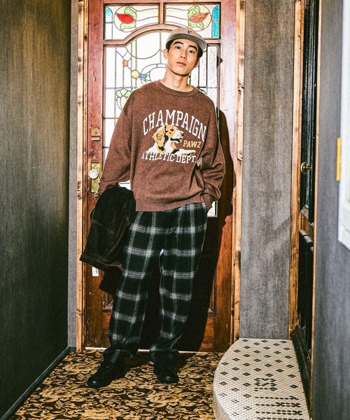 niko and...（ニコアンド）の「ツータックテーパードパンツ（スラックス・メンズ・その他1/チャコール/ベージュ/ライトグレー/ブラウン/ブラック・MEDIUM/LARGE）」の18枚目の写真