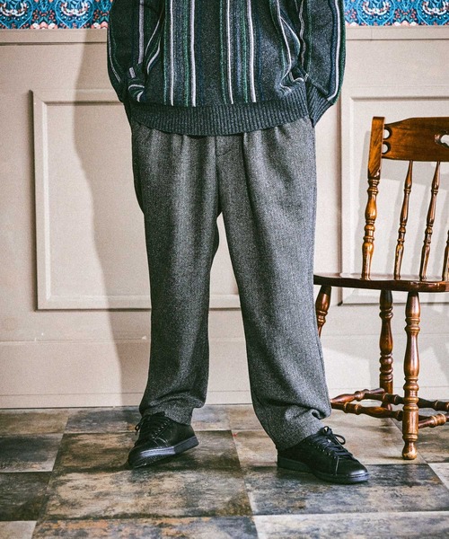 ツータックテーパードパンツ（スラックス）｜niko and（ニコアンド