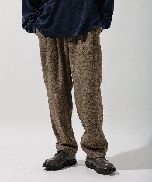 セール】ツータックテーパードパンツ（スラックス）｜niko and