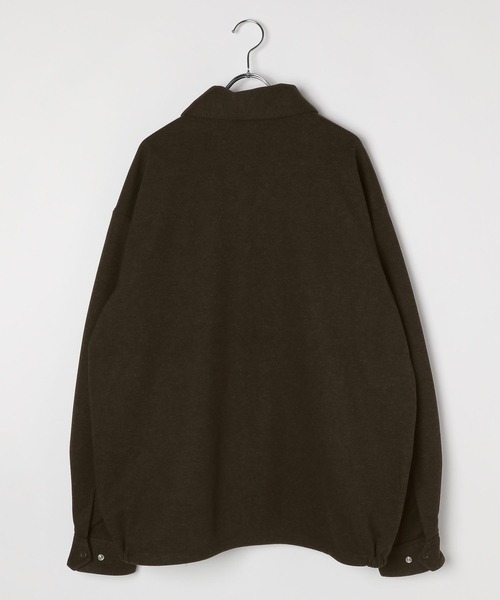 BAYFLOW（ベイフロー）の「【EF(エフ)】ウールライクジャージブルゾン（MEN）（ブルゾン・メンズ・ダークグレー/ブラウン・MEDIUM/LARGE）」の10枚目の写真