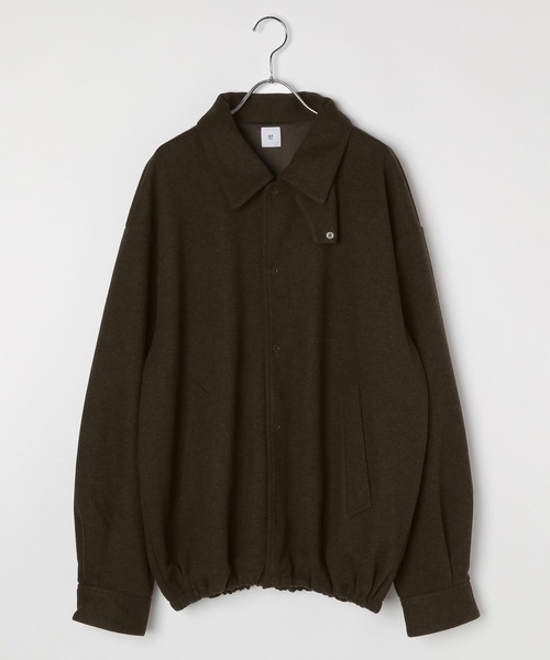 BAYFLOW（ベイフロー）の「【EF(エフ)】ウールライクジャージブルゾン（MEN）（ブルゾン・メンズ・ダークグレー/ブラウン・MEDIUM/LARGE）」の11枚目の写真