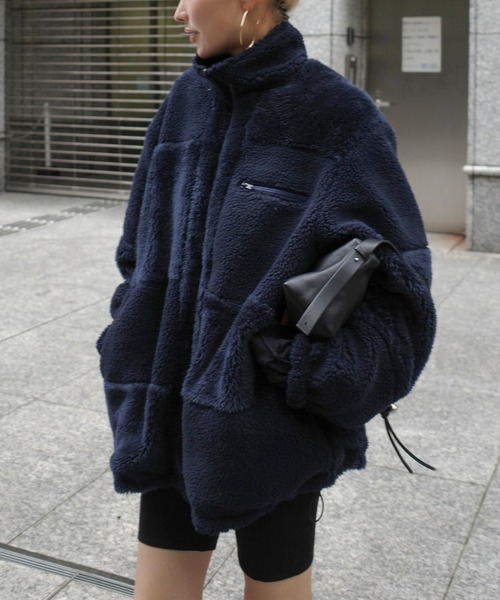 Hideka Original】2WAYリバーシブルボアブルゾン / ジャケット