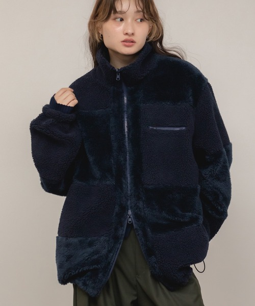 Hideka Original】2WAYリバーシブルボアブルゾン / ジャケット