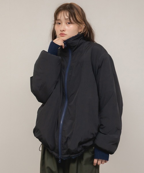 Hideka Original】2WAYリバーシブルボアブルゾン / ジャケット