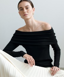 OUR WACOAL | カップ付きオフショルダー(Tシャツ/カットソー)