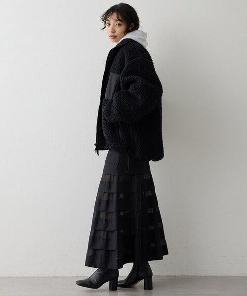 ボアブルゾン（その他アウター）｜Whim Gazette（ウィムガゼット）の