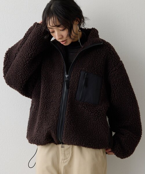 Whim Gazette（ウィムガゼット）の「ボアブルゾン（その他アウター