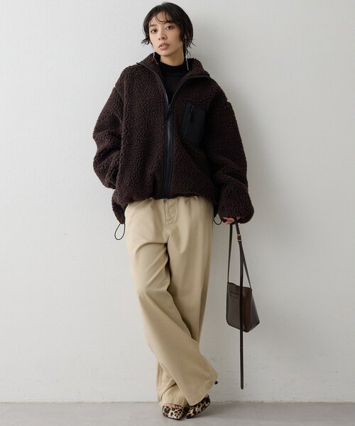 Whim Gazette（ウィムガゼット）の「ボアブルゾン（その他アウター