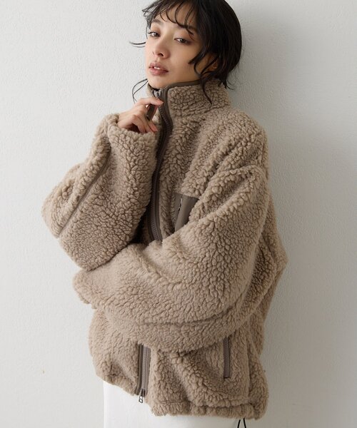 Whim Gazette（ウィムガゼット）の「ボアブルゾン（その他アウター