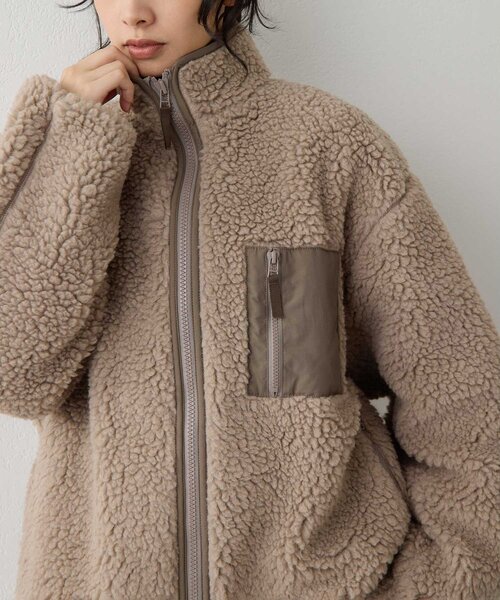 ボアブルゾン（その他アウター）｜Whim Gazette（ウィムガゼット）の