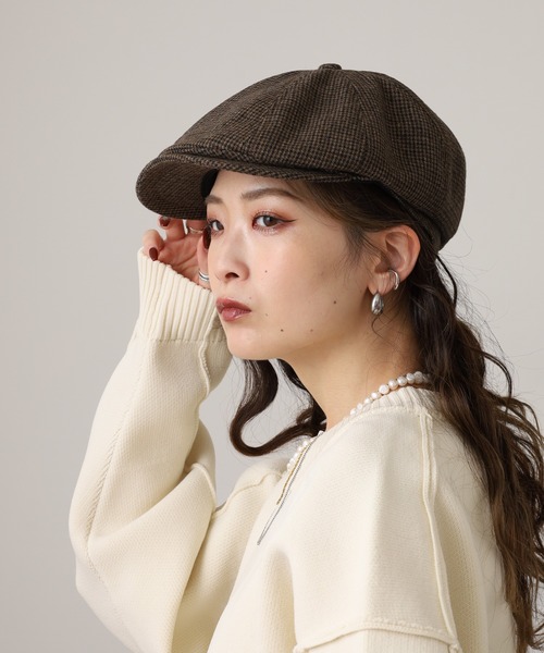 Fabulous（ファビュラス）の「バリエーションハンチング　キャスケット（ハンチング/ベレー帽・メンズ・ブラウン/ベージュ/ブラック/ベージュ系/ブラウン系その他/カーキ/ブラック系/グレー系/ブラック系その他/ブラック系1・FREE）」の12枚目の写真