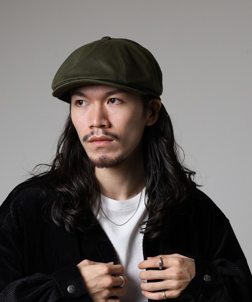 Fabulous（ファビュラス）の「バリエーションハンチング　キャスケット（ハンチング/ベレー帽・メンズ・ブラウン/ベージュ/ブラック/ベージュ系/ブラウン系その他/カーキ/ブラック系/グレー系/ブラック系その他/ブラック系1・FREE）」の13枚目の写真