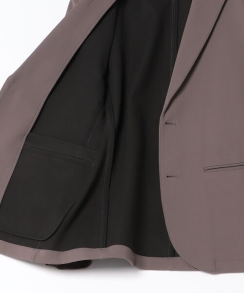 TAKA-Q（タカキュー）の「【ストレッチ ウォッシャブル】タカキュー カットツイル 2ボタンテーラードジャケット(セットアップ可能)（セットアップ・メンズ・ネイビー/ブラウン/ブラック・MEDIUM/LARGE/X-LARGE）」の6枚目の写真