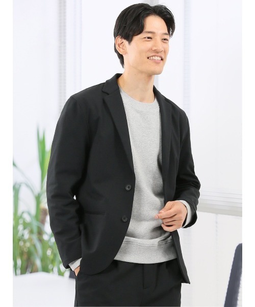 taka33 ストレッチ ウォッシャブル】タカキュー カットツイル 2ボタン