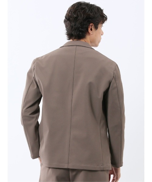 TAKA-Q（タカキュー）の「【ストレッチ ウォッシャブル】タカキュー カットツイル 2ボタンテーラードジャケット(セットアップ可能)（セットアップ・メンズ・ネイビー/ブラウン/ブラック・MEDIUM/LARGE/X-LARGE）」の8枚目の写真