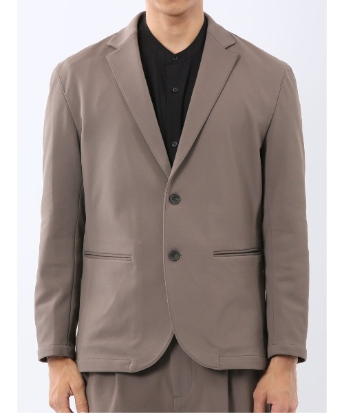 TAKA-Q（タカキュー）の「【ストレッチ ウォッシャブル】タカキュー カットツイル 2ボタンテーラードジャケット(セットアップ可能)（セットアップ・メンズ・ネイビー/ブラウン/ブラック・MEDIUM/LARGE/X-LARGE）」の11枚目の写真