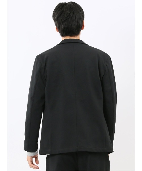 TAKA-Q（タカキュー）の「【ストレッチ ウォッシャブル】タカキュー カットツイル 2ボタンテーラードジャケット(セットアップ可能)（セットアップ・メンズ・ネイビー/ブラウン/ブラック・MEDIUM/LARGE/X-LARGE）」の18枚目の写真