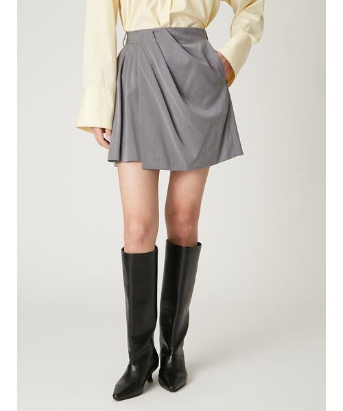 パソドブレ　ラップスカート セール】ドレープミニラップスカート（スカート）｜FRAY I.D（フレイ