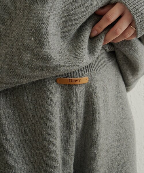 Omekashi(オメカシ)の「ニットパンツ(その他パンツ・レディース・グレー/ブラウン・36/38)」の10枚目の写真