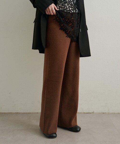 Omekashi(オメカシ)の「ニットパンツ(その他パンツ・レディース・グレー/ブラウン・36/38)」の19枚目の写真