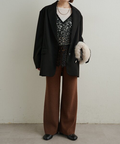 Omekashi(オメカシ)の「ニットパンツ(その他パンツ・レディース・グレー/ブラウン・36/38)」の21枚目の写真