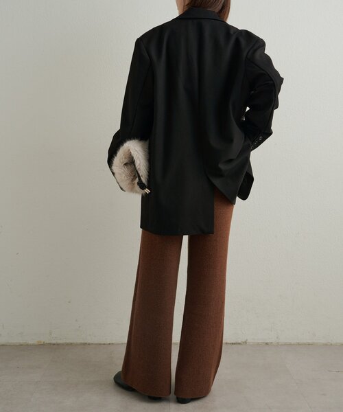 Omekashi(オメカシ)の「ニットパンツ(その他パンツ・レディース・グレー/ブラウン・36/38)」の22枚目の写真