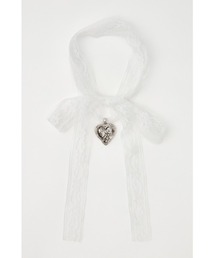 SLY(スライ)のHEART MOTIF LACE CHOKER ハートモチーフ レース チョーカー(チョーカー)