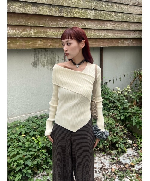 SLY（スライ）の「HEART MOTIF LACE CHOKER ハートモチーフ レース チョーカー（チョーカー・レディース・ブラック/ホワイト・FREE）」の13枚目の写真
