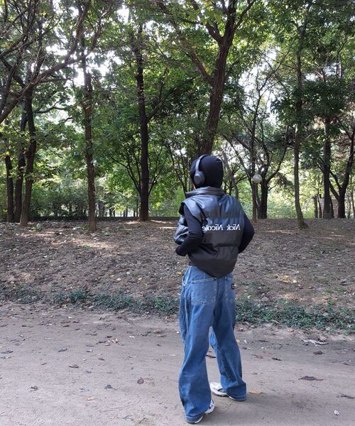 NICK&NICOLE(ニックアンドニコール)の「LEATHER LOGO PADDING VEST_BLACK(ベスト・レディース・その他・FREE)」の9枚目の写真