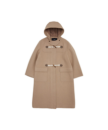 MUSINSA ORO ダッフルコート MUSINSA公式 | ORO Oblique Duffle Wool Coat_Terry Brown