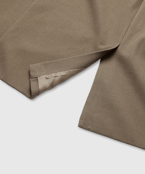 LEMAIN SECOND（リメインセカンド）の「WOOL BLEND OVERFIT SINGLE COAT [BEIGE]（チェスターコート・メンズ・その他・LARGE/X-LARGE/MEDIUM）」の10枚目の写真