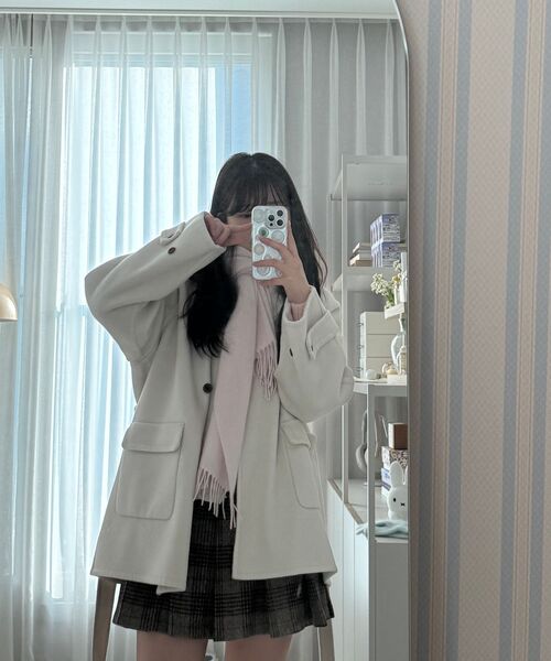 MUSINSA STANDARD WOMAN(ムシンサスタンダードウーマン)の「レディースマルチメランジクルーネックニット【モカブラウン】(ニット/セーター・レディース・その他・SMALL/MEDIUM/LARGE/X-SMALL)」の5枚目の写真