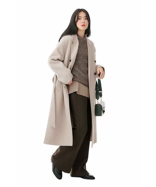 MUSINSA STANDARD WOMAN(ムシンサスタンダードウーマン)の「レディースマルチメランジクルーネックニット【モカブラウン】(ニット/セーター・レディース・その他・SMALL/MEDIUM/LARGE/X-SMALL)」の12枚目の写真
