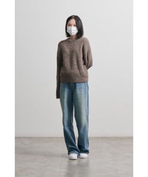 MUSINSA STANDARD WOMAN(ムシンサスタンダードウーマン)の「レディースマルチメランジクルーネックニット【モカブラウン】(ニット/セーター・レディース・その他・SMALL/MEDIUM/LARGE/X-SMALL)」の13枚目の写真