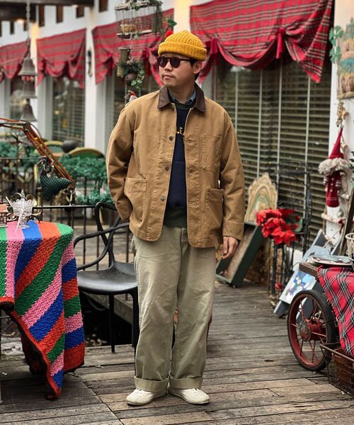 OUTSTANDING(アウトスタンディング)の「CANVAS COVERALL JACKET_BEIGE(ミリタリージャケット・メンズ・その他・SMALL/MEDIUM/LARGE)」の10枚目の写真