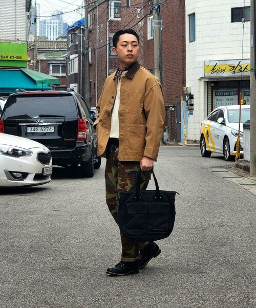OUTSTANDING(アウトスタンディング)の「CANVAS COVERALL JACKET_BEIGE(ミリタリージャケット・メンズ・その他・SMALL/MEDIUM/LARGE)」の17枚目の写真