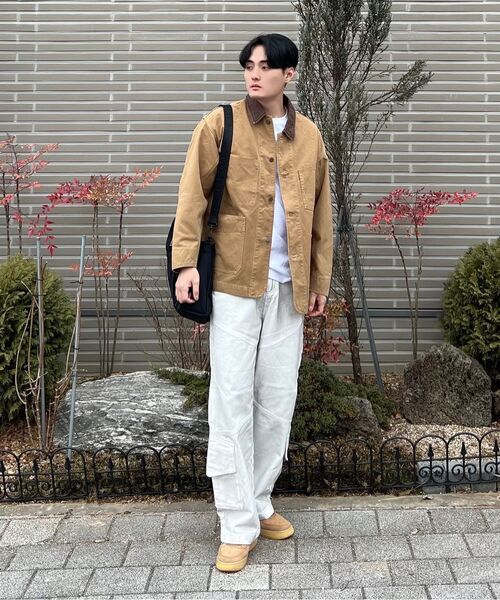 OUTSTANDING(アウトスタンディング)の「CANVAS COVERALL JACKET_BEIGE(ミリタリージャケット・メンズ・その他・SMALL/MEDIUM/LARGE)」の18枚目の写真